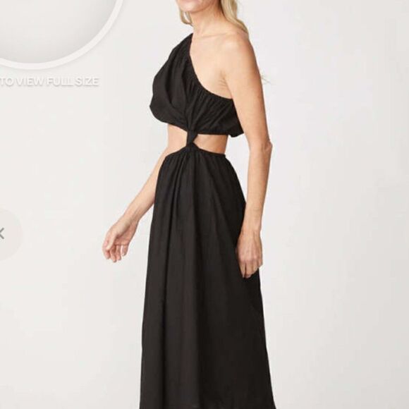 NWT Anthropologie Stateside Black Dress - Size L - Picture 3 of 7